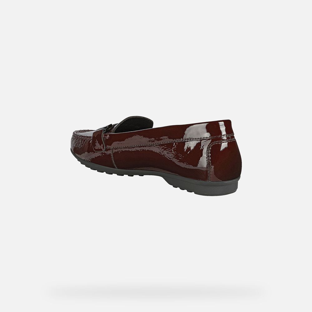 Mocassins Geox Senhora Bordeaux - Elidia - CPQSF2513